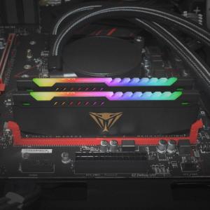 Pamięć Patriot Viper Steel RGB, DDR4, 8 GB, 3600MHz, CL20 (PVSR48G360C0) 3