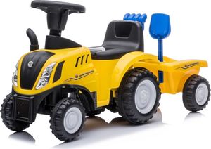 Sun Baby Jeździk traktor z przyczepą New Holland żółty 1