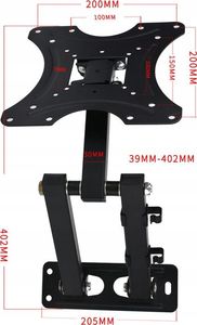 Starnew MOCNY Obrotowy uchwyt wieszak TV LCD VESA 32-55 2