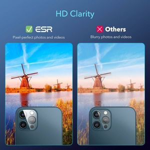 ESR Szkło hartowane na aparat ESR Camera Lens Apple iPhone 12 Pro Clear [2 PACK] 11