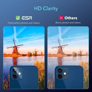 ESR Szkło hartowane na aparat ESR Camera Lens Apple iPhone 12 mini Clear [2 PACK] 11