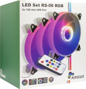 Wentylator Argus RS-061 RGB 3-pack + Hub (88885530) 7