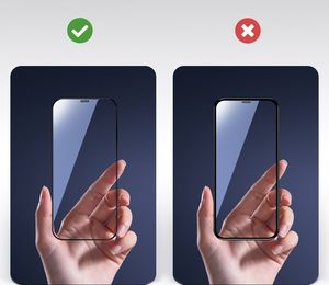 Joyroom Joyroom Knight Series szkło hartowane 2,5D na cały ekran z ramką do iPhone 12 Pro Max czarny (JR-PF597) 6