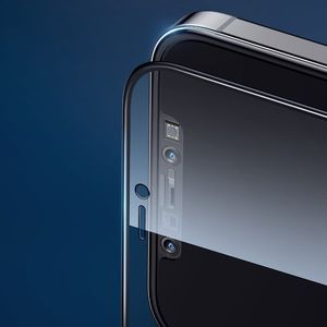 Joyroom Joyroom Knight Series szkło hartowane 2,5D z filtrem Anti Spy na cały ekran do iPhone 12 mini czarny (JR-PF601) 12