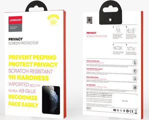 Joyroom Joyroom Knight Series szkło hartowane 2,5D z filtrem Anti Spy na cały ekran do iPhone 12 mini czarny (JR-PF601) 5