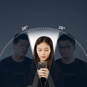 Joyroom Joyroom Knight Series szkło hartowane 2,5D z filtrem Anti Spy na cały ekran do iPhone 12 Pro / iPhone 12 czarny (JR-PF602) 8