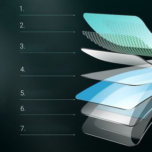 Joyroom Joyroom Knight Series ceramiczne szkło hartowane 2,5D na cały ekran do iPhone 12 Pro / iPhone 12 czarny (JR-PF611) 6