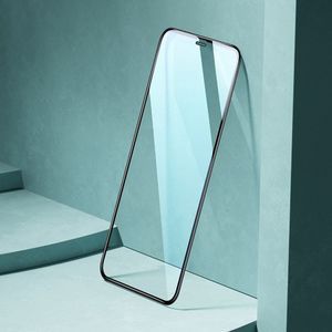 Joyroom Joyroom Knight Series ceramiczne szkło hartowane 2,5D na cały ekran do iPhone 12 Pro Max czarny (JR-PF612) 9