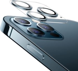 Joyroom Joyroom Shining Series szkło hartowane na cały aparat obiektyw kamerę do iPhone 12 Pro Max niebieski (JR-PF689) 2