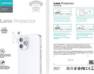 Joyroom Joyroom Mirror Series szkło hartowane na cały aparat obiektyw kamerę do iPhone 12 Pro przezroczysty (JR-PF729) 6