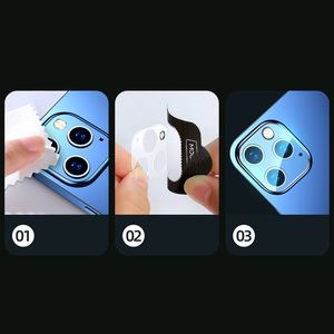 Joyroom Joyroom Mirror Series szkło hartowane na cały aparat obiektyw kamerę do iPhone 12 Pro Max przezroczysty (JR-PF731) 9