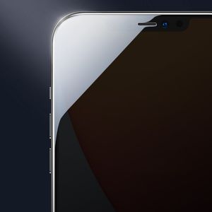 Joyroom Joyroom Knight Series szkło hartowane 2,5D z filtrem Anti Spy na cały ekran do iPhone 12 Pro Max czarny (JR-PF603) 3