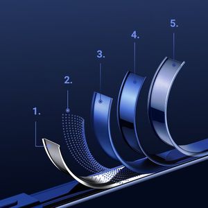 Joyroom Joyroom New Beautiful Series ultra cienkie przezroczyste etui z metaliczną ramką do iPhone 12 Pro / iPhone 12 niebieski (JR-BP795) 7