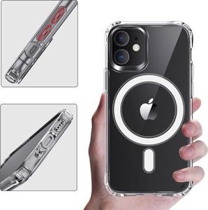 Joyroom Joyroom Michael Series magnetyczne etui do iPhone 12 Pro Max (kompatybilne z MagSafe) przezroczysty (JR-BP748) 3