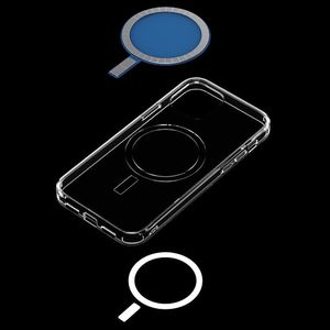 Joyroom Joyroom Michael Series magnetyczne etui do iPhone 12 Pro Max (kompatybilne z MagSafe) przezroczysty (JR-BP748) 9