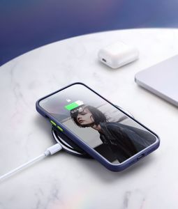 Joyroom Joyroom Color Series ochronne etui do iPhone 12 Pro / iPhone 12 niebieski (JR-BP799) 10