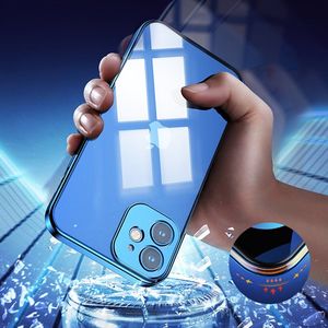 Joyroom Joyroom New Beauty Series ultra cienkie przezroczyste etui z metaliczną ramką do iPhone 12 Pro Max złoty (JR-BP744) 6