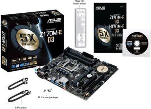 Płyta główna Asus Z170M-E D3, Z170, DDR3, SATA3, USB 3.0, microATX (90MB0MR0-M0EAY0) 2