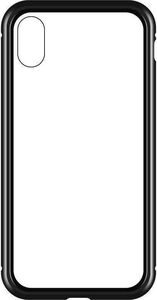 Wozinsky Wozinsky Full Magnetic Case magnetyczne etui 360 pokrowiec na przód i tył z wbudowanym szkłem Xiaomi Poco X3 NFC / Poco X3 Pro czarno-przezroczysty 3