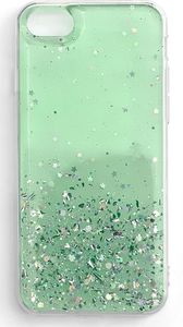 Wozinsky Wozinsky Star Glitter błyszczące etui pokrowiec z brokatem Samsung Galaxy S21+ 5G (S21 Plus 5G) zielony 1