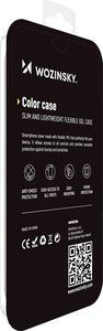 Wozinsky Wozinsky Color Case silikonowe elastyczne wytrzymałe etui iPhone 12 Pro Max czarny 4