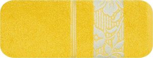 Eurofirany Ręcznik bawełniany 50x90 Sylwia musztardowy żółty Eurofirany 1