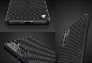 Hurtel Nillkin Textured Case wytrzymałe wzmocnione etui z żelową ramką i nylonem na tyle Samsung Galaxy S21 5G czarny 12