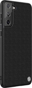 Hurtel Nillkin Textured Case wytrzymałe wzmocnione etui z żelową ramką i nylonem na tyle Samsung Galaxy S21 5G czarny 3