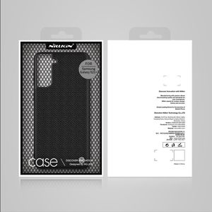 Hurtel Nillkin Textured Case wytrzymałe wzmocnione etui z żelową ramką i nylonem na tyle Samsung Galaxy S21 5G czarny 5