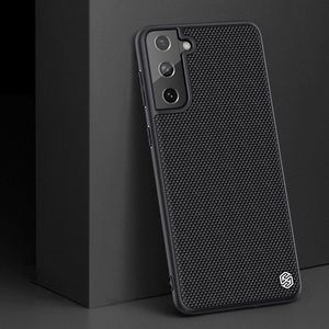 Hurtel Nillkin Textured Case wytrzymałe wzmocnione etui z żelową ramką i nylonem na tyle Samsung Galaxy S21 5G czarny 8