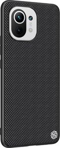 Hurtel Nillkin Textured Case wytrzymałe wzmocnione etui z żelową ramką i nylonem na tyle Xiaomi Mi 11 czarny 4