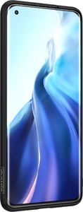 Hurtel Nillkin Textured Case wytrzymałe wzmocnione etui z żelową ramką i nylonem na tyle Xiaomi Mi 11 czarny 7