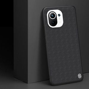 Hurtel Nillkin Textured Case wytrzymałe wzmocnione etui z żelową ramką i nylonem na tyle Xiaomi Mi 11 czarny 8