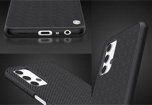 Hurtel Nillkin Textured Case wytrzymałe wzmocnione etui z żelową ramką i nylonem na tyle Samsung Galaxy A32 5G czarny 11