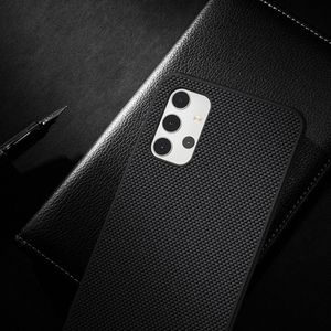 Hurtel Nillkin Textured Case wytrzymałe wzmocnione etui z żelową ramką i nylonem na tyle Samsung Galaxy A32 5G czarny 14