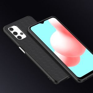 Hurtel Nillkin Textured Case wytrzymałe wzmocnione etui z żelową ramką i nylonem na tyle Samsung Galaxy A32 5G czarny 9