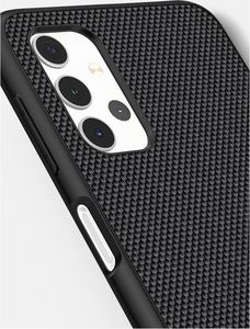 Hurtel Nillkin Textured Case wytrzymałe wzmocnione etui z żelową ramką i nylonem na tyle Samsung Galaxy A32 5G czarny 10