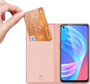 Hurtel DUX DUCIS Skin Pro kabura etui pokrowiec z klapką Oppo A73 5G / A53 5G różowy 2