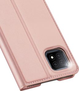 Hurtel DUX DUCIS Skin Pro kabura etui pokrowiec z klapką Oppo A73 5G / A53 5G różowy 3