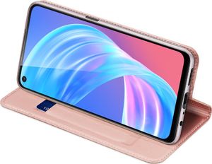 Hurtel DUX DUCIS Skin Pro kabura etui pokrowiec z klapką Oppo A73 5G / A53 5G różowy 6