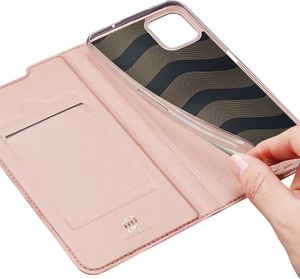 Hurtel DUX DUCIS Skin Pro kabura etui pokrowiec z klapką Oppo A73 5G / A53 5G różowy 8