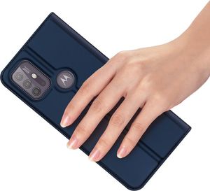 Hurtel DUX DUCIS Skin Pro kabura etui pokrowiec z klapką Lenovo Moto G30 / Moto G20 / Moto G10 niebieski 7