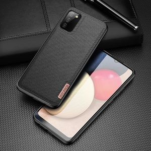 Hurtel Dux Ducis Fino etui pokrowiec pokryty nylonowym materiałem Samsung Galaxy A02s EU czarny 2