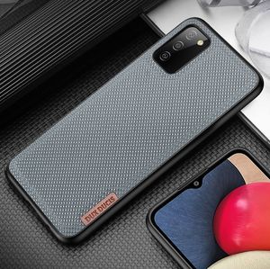 Hurtel Dux Ducis Fino etui pokrowiec pokryty nylonowym materiałem Samsung Galaxy A02s EU niebieski 13