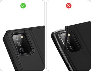 Hurtel DUX DUCIS Skin X kabura etui pokrowiec z klapką Samsung Galaxy A02s EU czarny 10