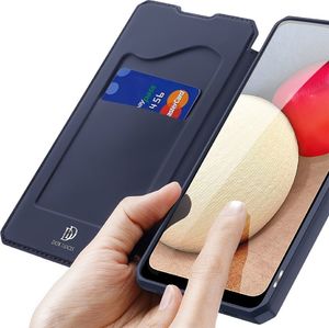 Hurtel DUX DUCIS Skin X kabura etui pokrowiec z klapką Samsung Galaxy A02s EU niebieski 3