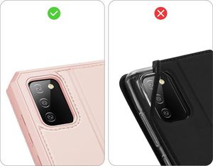 Hurtel DUX DUCIS Skin X kabura etui pokrowiec z klapką Samsung Galaxy A02s EU różowy 11