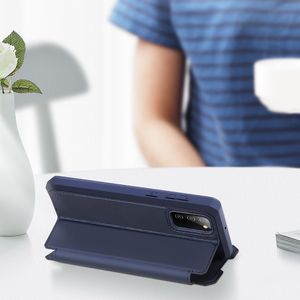 Hurtel DUX DUCIS Skin X kabura etui pokrowiec z klapką Samsung Galaxy A02s EU różowy 17