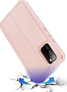 Hurtel DUX DUCIS Skin X kabura etui pokrowiec z klapką Samsung Galaxy A02s EU różowy 4