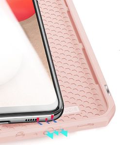 Hurtel DUX DUCIS Skin X kabura etui pokrowiec z klapką Samsung Galaxy A02s EU różowy 8